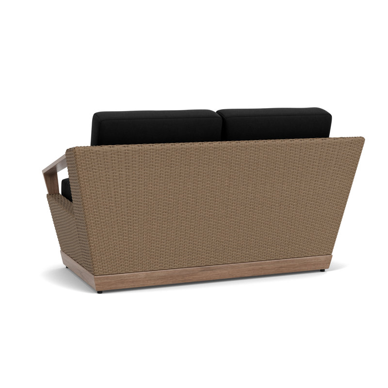 Charisma Outdoor 2 - Seat Loveseat, Canvas Black