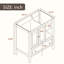 Base de meuble-lavabo simple 29,13 po seulement-94734226