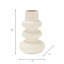 10” Dolomite Stacked Vase - Contemporary Abstract Stacked Sphere Decorative Table Vase - Home or Office Decor Accent - Flower Centerpiece Display Vase - Gift Idea-94283615-94283612