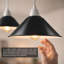 10cm H Metal Cone Lamp Shade-1310809482