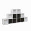 Northville 12 Cube Bookcase Ladder Storage Unit - Two 6 Cube Units-1948672212-1977938652