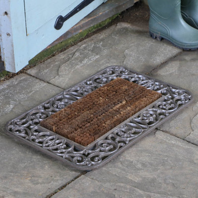 Thiele Geometric No Holiday Doormat