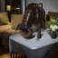Petite statue de taureau en bronze Wall Street
