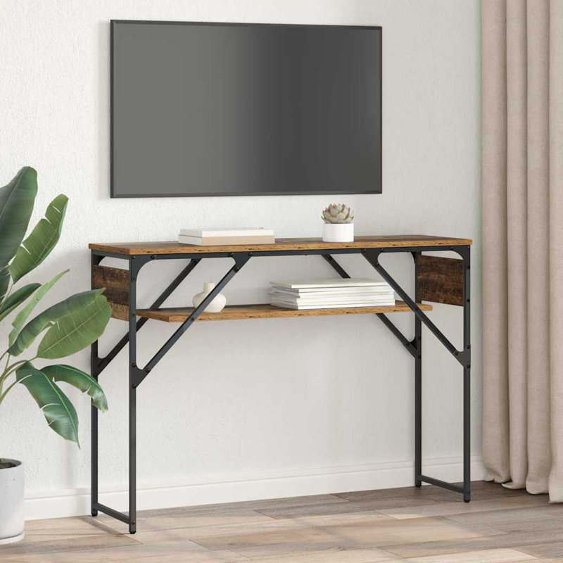 Console Table, 75cm H x 105cm W x 30cm D, Old Wood