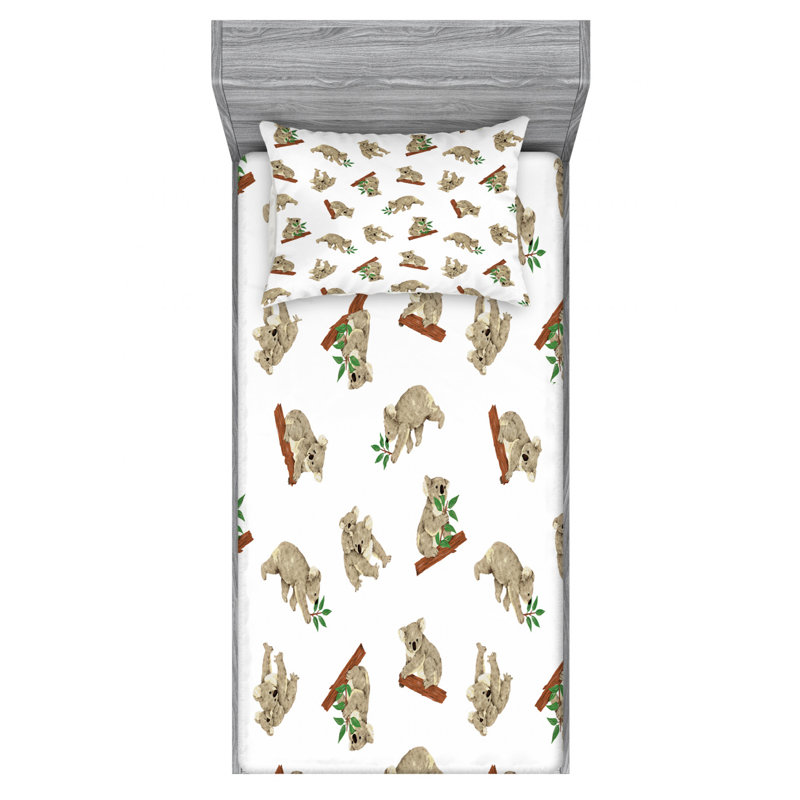 Microfiber Sheet Set, Twin Sheet Set + Fitted Sheet + 1 Pillowcase