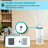 Equator Advanced Appliances Tabletop Air Purifier with True HEPA Filter and Humidifier Function for 269 Cubic Feet