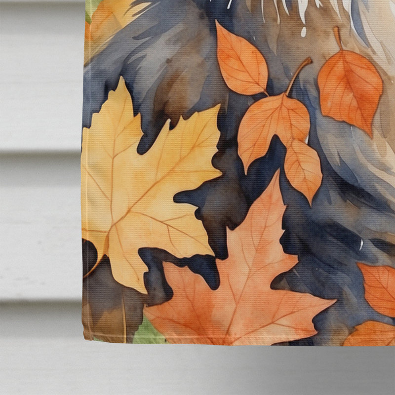 Chat en feuilles d'automne, Norvégien