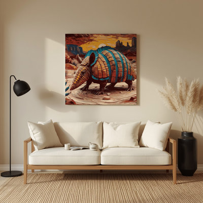 «Southwestern Animals», art mural brun en métal 3