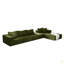Ensemble de canapé modulaire rembourré moderne, canapé modulaire en forme de L de 132 po avec 6 oreillers-1147692348