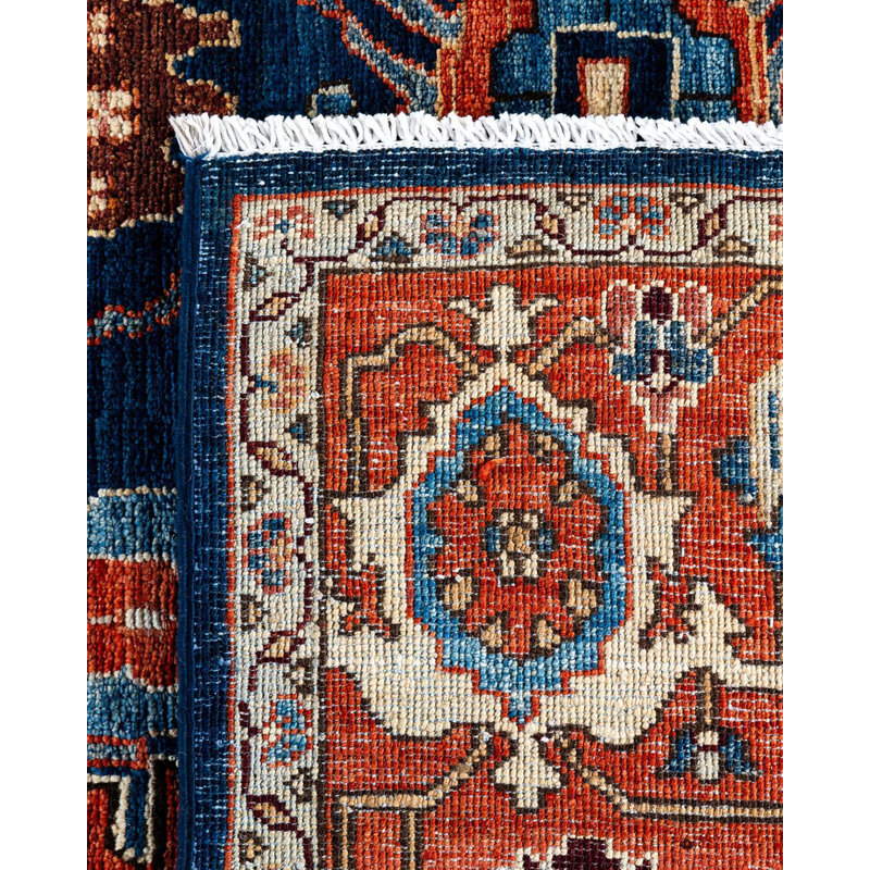 Serapi One-of-a-Kind Rectangle 6'1" X 9' Hand Knotted Area Rug