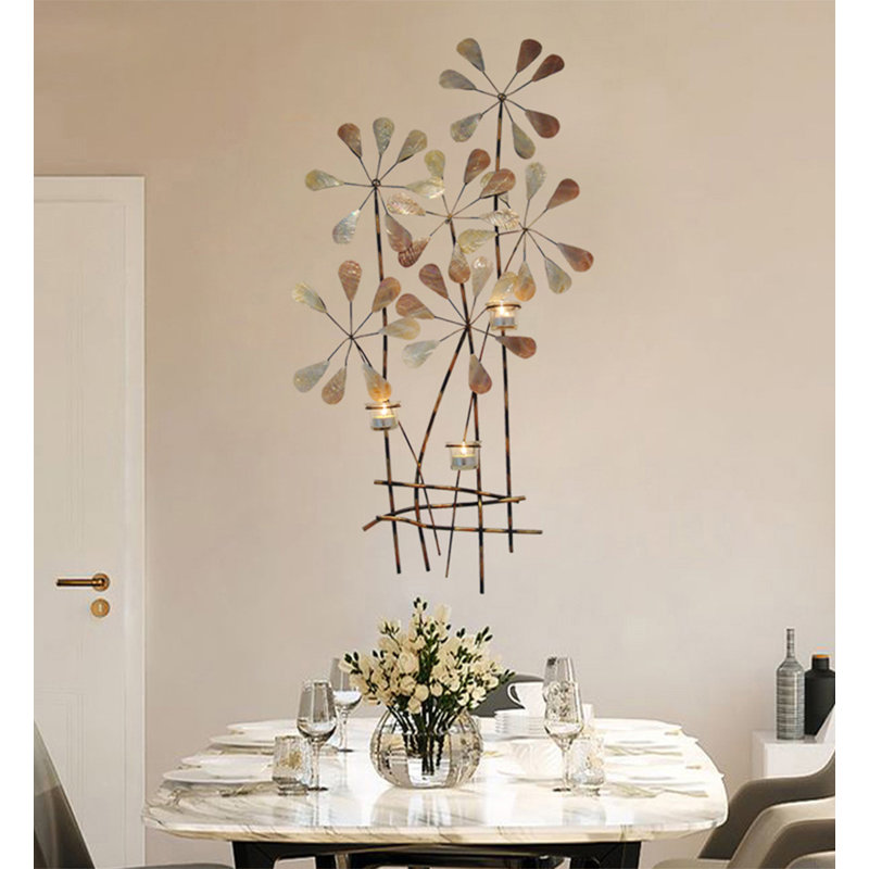 Retro iron shell wall decoration piece