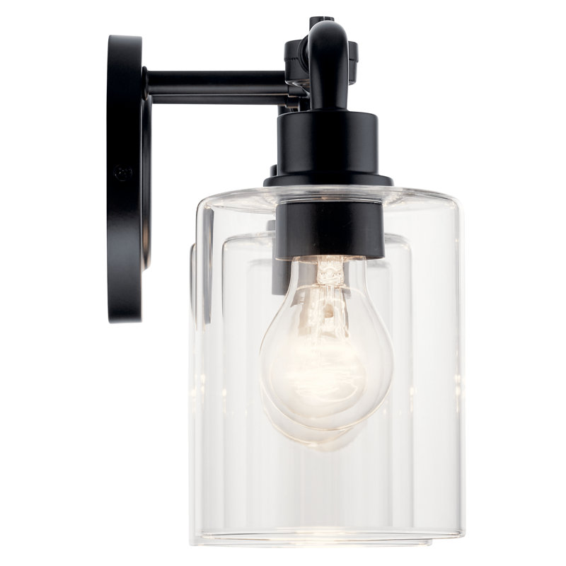 Éclairage pour salle de bain 3 lumières à DEL à intensité variable Chrome Thornton, Noir