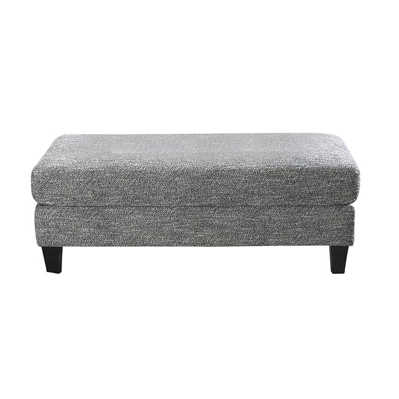 Ottoman Chenille 1Pc Ottomans Living Room Furniture Plush Seat