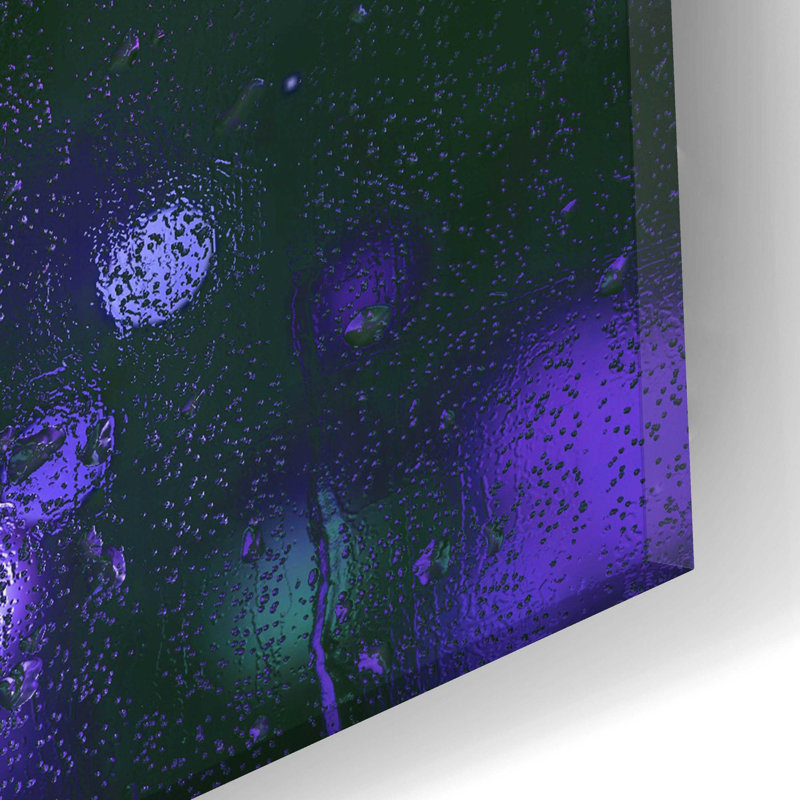  «Cyber Grapes II» par Inconnu, art mural en verre acrylique, 24 po x 12 po, H 12 po x l 24 po
