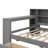 Streamlined Bed With Storage Racks, Drawers, Power Charging Outlet, LED Illumination, And Workstation-222025801-222025799