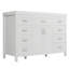 Meuble-lavabo 48 po avec lavabo, 2 portes et 8 tiroirs, système de fermeture en douceur, conception classique-1277537706