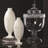 Greek Key Handmade Ceramic Table Vase-87693592-87693593