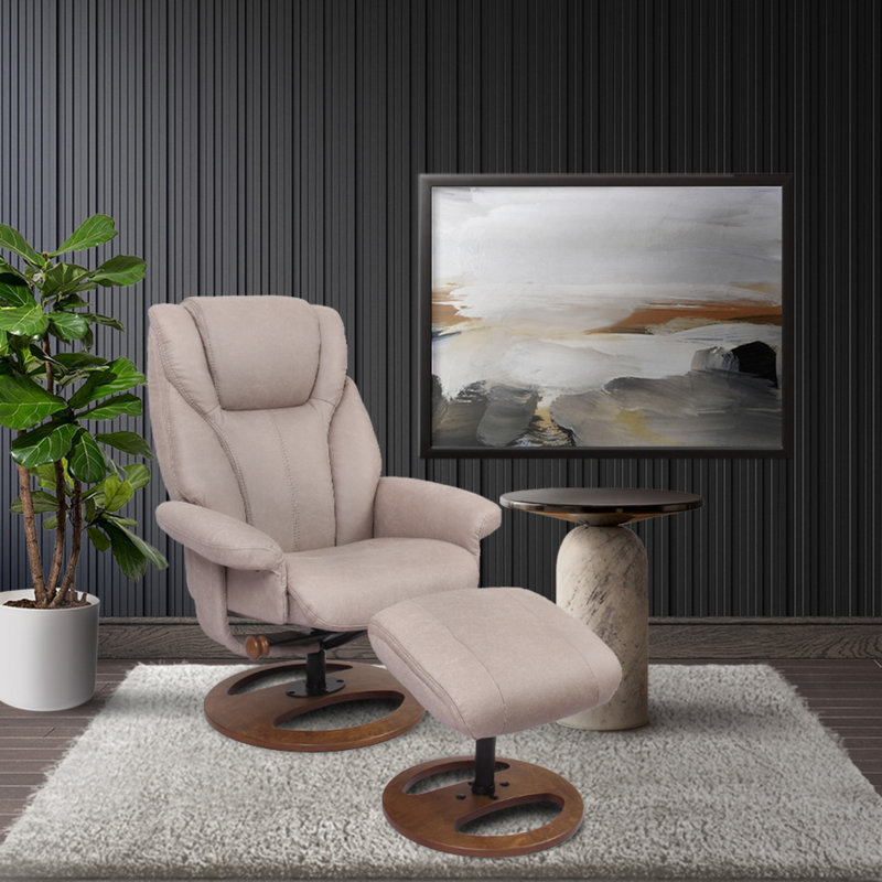  Fauteuil inclinable manuel standard avec repose-pieds - pivotant sur 360 °