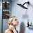 Wall-Mounted Single Shower Head With 1.8 GPM And 8 Inches-103560763