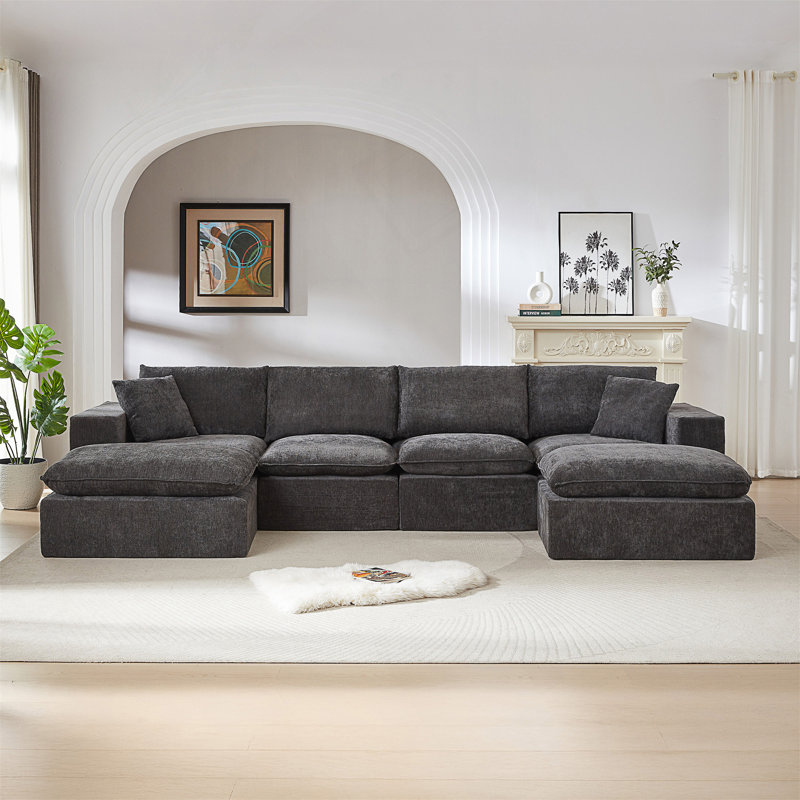 Canapé moderne en chenille