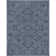 Kehr Bottineau Distressed Southwestern Navy Blue Flat-Weave Rug