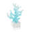 Cole And Grey Glass Ombre Coral Decorative Sculpture With Clear Square Base