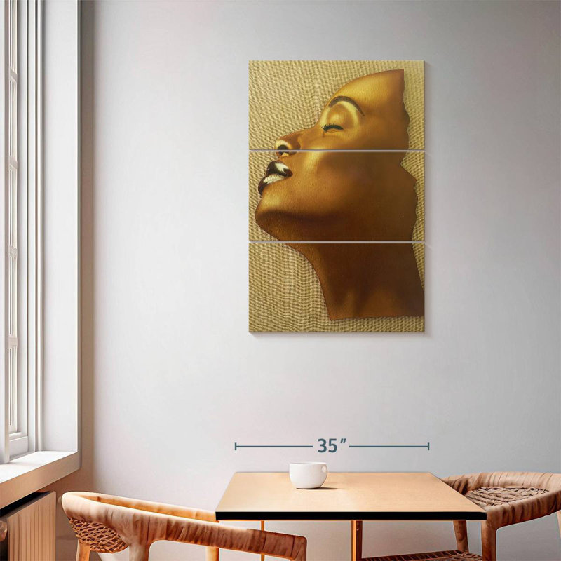 Leisha A Subtle Smile, 57" H x 36" W