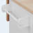 56.5" Kitchen Island with Drop Leaf, Power Outlet, Embossed Vertical Stripe Rolling Kitchen Cart on Wheels with 4 Doors , 5 Deep Drawers and Adjustable Shelves, for Kitchen, Dining Room, White-128964649