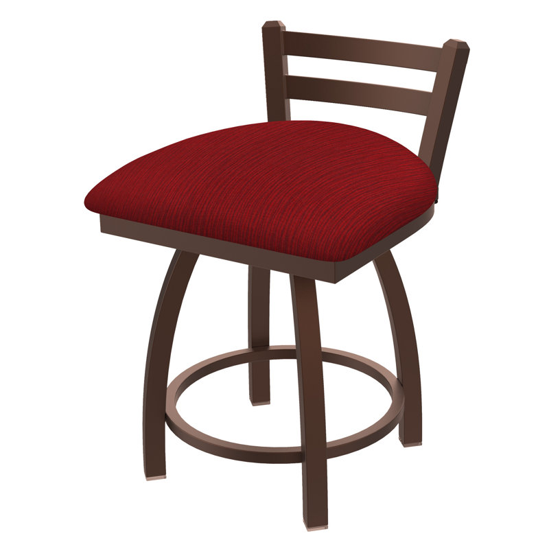 Tabouret de coiffeuse en métal Jackie, Bronze, Fabric-Graph Tidal