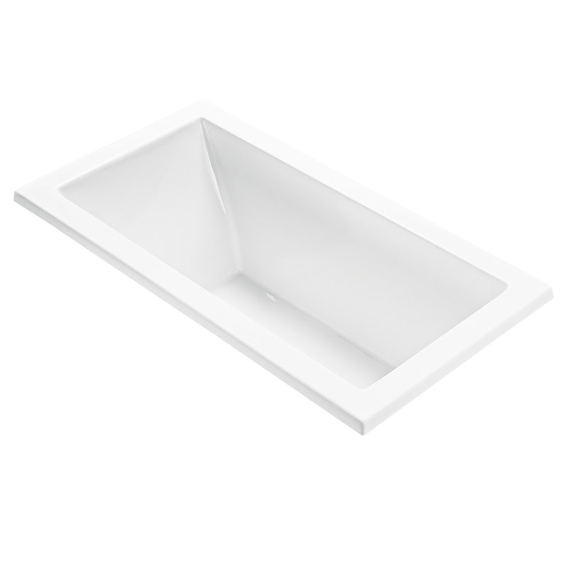 MTI Solutions 7 60" Whirlpool Bathtub, White