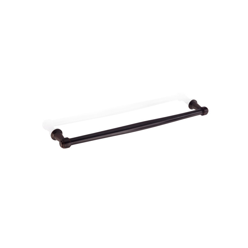 Poignée barre Heritage, Nickel brossé, 6,3 po