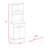 Santa Maria 1-Drawer 1-Shelf Area Pantry with Adjustable Metal Legs  -111835860