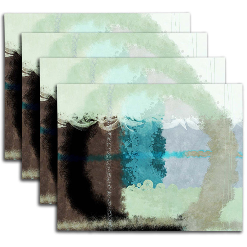 Napperon abstrait en polyester