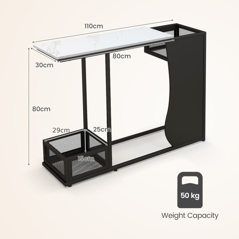 Naliana 110 cm W Console Table