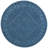 Pimentel Hand Tufted Wool/Cotton Geometric Rug in Navy Blue-941399623