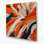 «Lyrical Abstraction 51», art mural en métal brun