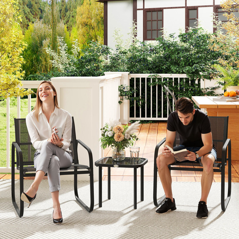 2 - Person Patio Dining Set with Square Table
