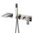 1 Handle Bathroom Waterfall Faucet with Diverter-64612700