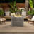 Rectangle Propane Smokeless Fire Pit Table with Hidden Fuel Tank-1328707486