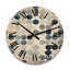 Horloge murale en bois massif Trishanna-1222227994