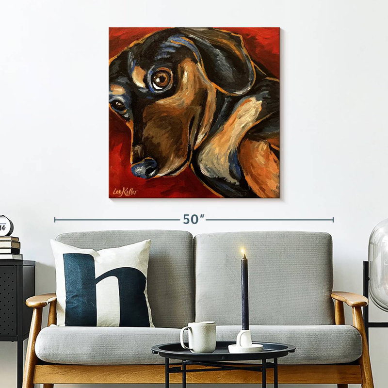 Brampt Dachshund Expressive, 30'' H x 30'' W
