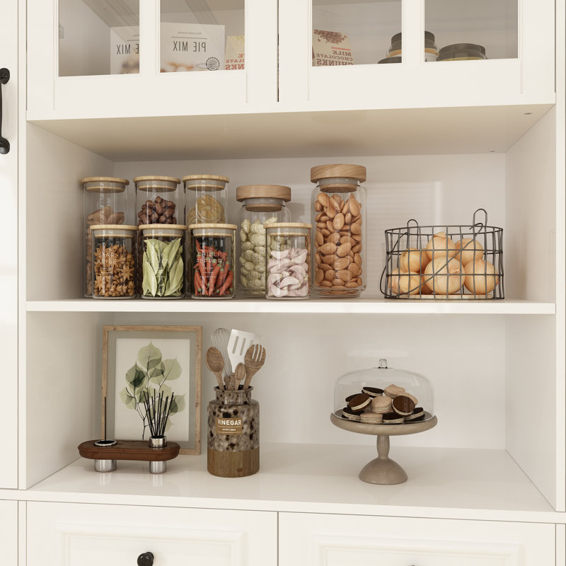 L-Sharped Corner Pantry Cabinet