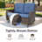 Schutt 51.18'' Wide Straight Loveseat with Cushions-790269867-790269865