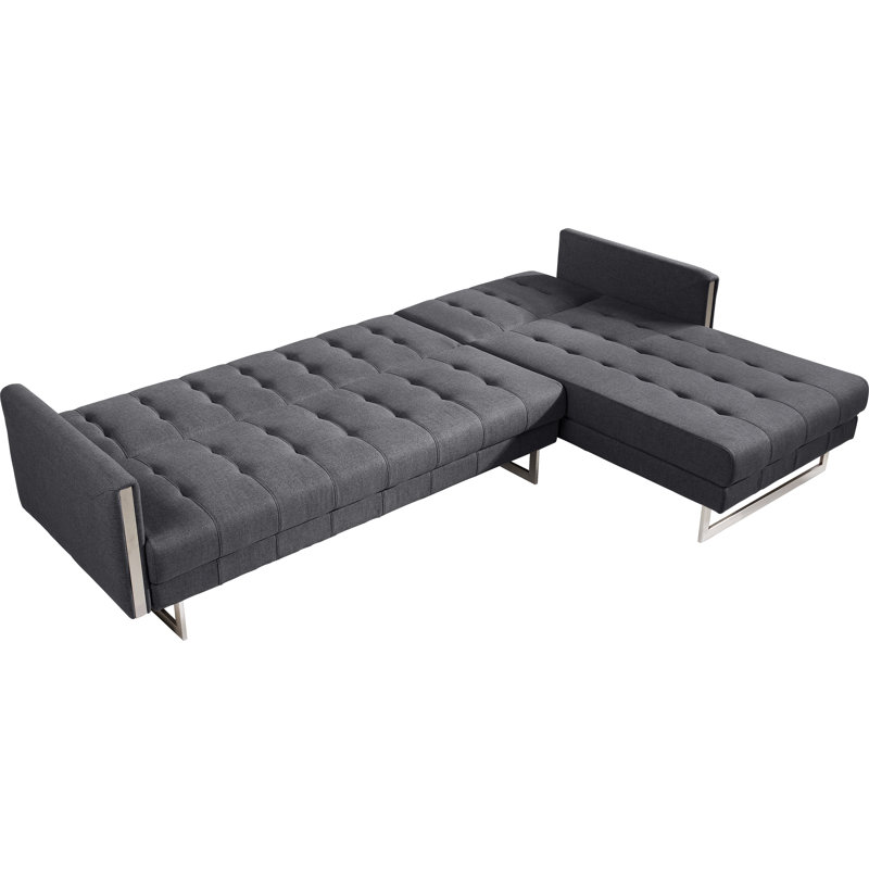 Palomino Chaise Sectional, Dark Gray, Right Hand Facing