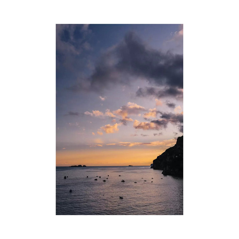 Amalfi Coast Sunset II by Bethany Young - Print on Canvas, Wrapped Canvas, 30.48cm H x 20.32cm W x 1.91cm D