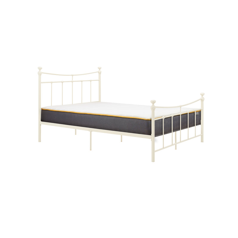 Hayler Bed Frame, Small Double (4'), Cream