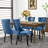 Milva Velvet Dining Chairs Upholstered High-end Tufted Dining Room Chair with Nailhead Back Ring-291755000