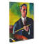 Self-Portrait by Henry Lyman Sayen - Wrapped Canvas Painting-61847007