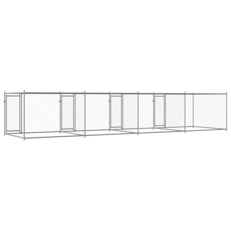 Antoinette 150cm H Metal Yard Kennel, 150 H x 800 W x 200 D cm