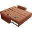 Il s'agit d'un canapé multifonctionnel, d'un canapé-lit convertible de 77 pouces et d'une pièce 2 en 1 convenant à la fois à la position assise et à la position allongée. Fabriqué en tissu Sheneyron-103232925